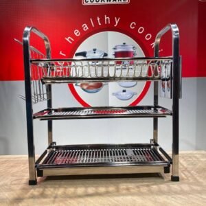 SKB 3-Tier Stainless Steel Dish Rack