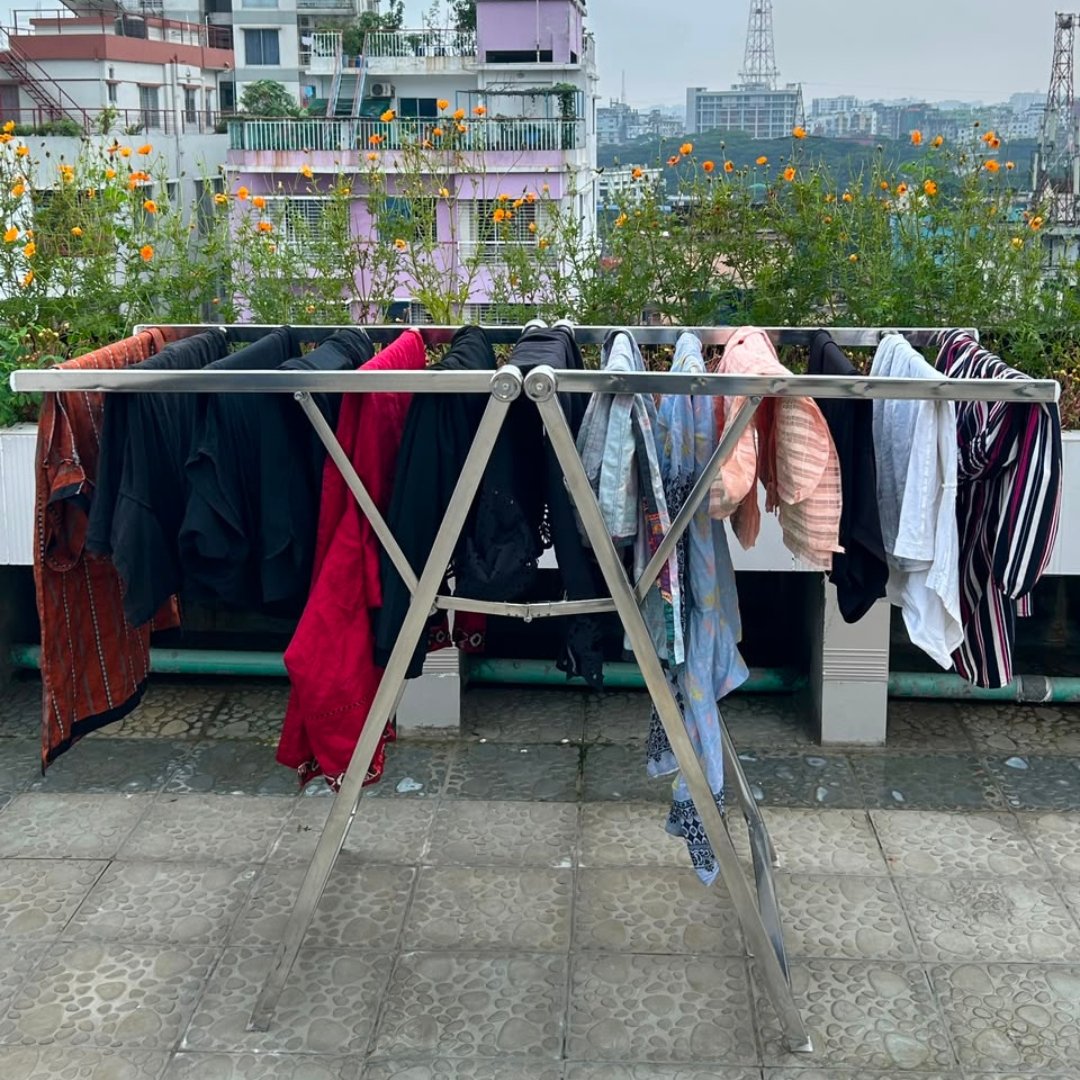 Heavy SS Foldable Clothes Drying Stand | SKB 204 - Image 6
