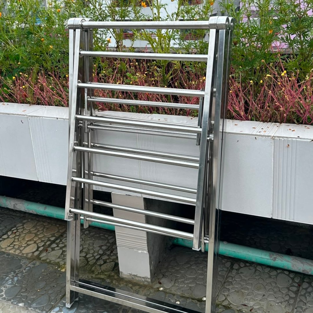 Heavy SS Foldable Clothes Drying Stand | SKB 204 - Image 7